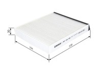 Bosch 1 987 432 069 Filter, Innenraumluft For Renault
