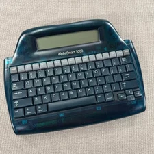 AlphaSmart 3000 portable digital word processor typewriter tested with cable