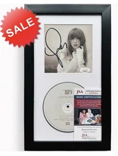 Taylor Swift Signed Framed The Tortured Poets Department CD JSA COA FREE GIFT 🎁