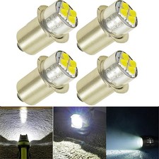 4X 18V Cordless Flashlight Replacement LED Bulbs For Dewail DW908 DW919 DC509