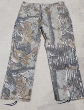 Realtree Mens Camo Pants Walls Cargo 42-44 XL Camouflage Hunting Pants Outdoors