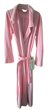 NWT Vintage Pierre Cardin Paris New York Sz Medium LT. Pink Comfy Robe