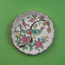 Decorative Chinese plate wall hanging 8"