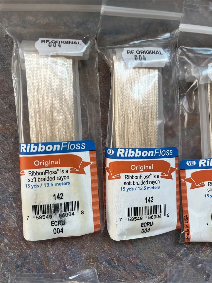Lot of 8 - YLI Ribbon Floss - Original & Shimmer Blend - Free Shipping - Image 4 of 4