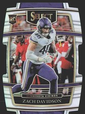 2021 Panini Select #95 Zach Davidson Silver Prizm Die Cut RC