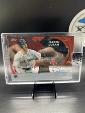2022 Topps Clearly Authentic JARREN DURAN (RC) #GNA-JD Gen. Now Auto Red /50