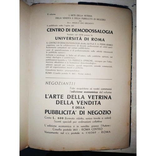 L'ARTE DELLE VETRINA della Vendita e della Pubblicità di Negozio. Bodoniana 1949 - Foto 5 di 12