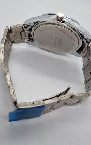 Orologio Classico Popolare TIPO CASIO Da Uomo Con Cinturino In Acciaio SILVER DI - Foto 5 di 6