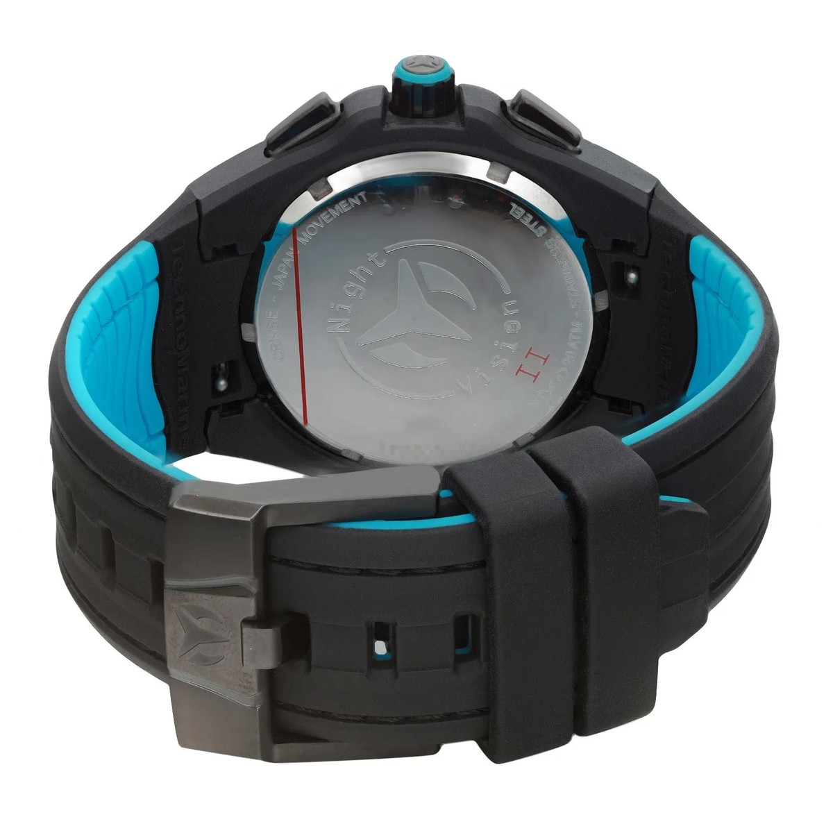 TechnoMarine Cruise NIght Vision 45mm Steel PVD Black Dial Men