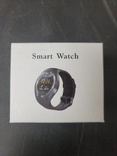 AMENON D08 BLACK SMART WATCH, CONNECTS TO IOS AND ANDROID