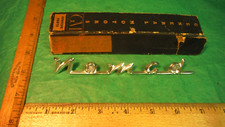 BK60 Chevrolet Nomad Tailgate Emblem Vintage Metal Script 1957 CHEVROLET NOMAD
