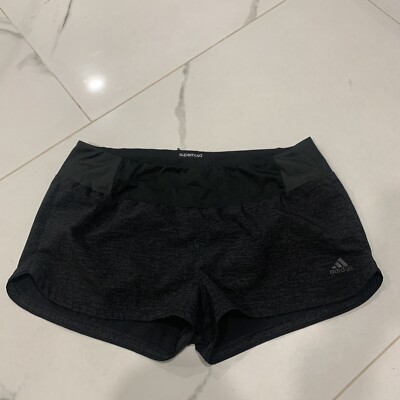 Adidas Supernova Women’s Athletic Shorts Climalite Large Gray