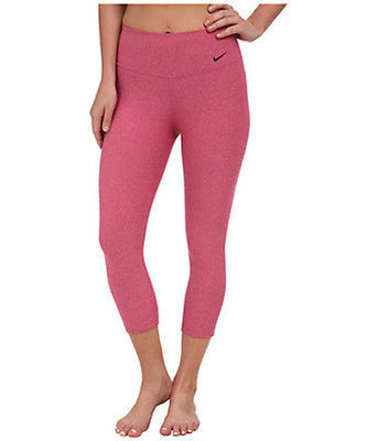 NIKE Leggings Womens XS PINK Legend Dri-Fit Stretch 3/4 Leg CAPRIS 548494  NEW