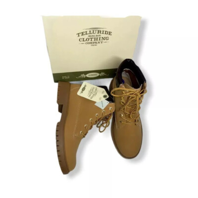 Women's Waterproof Boot size 8.5 ankle flint tan water resistant, Telluridet,