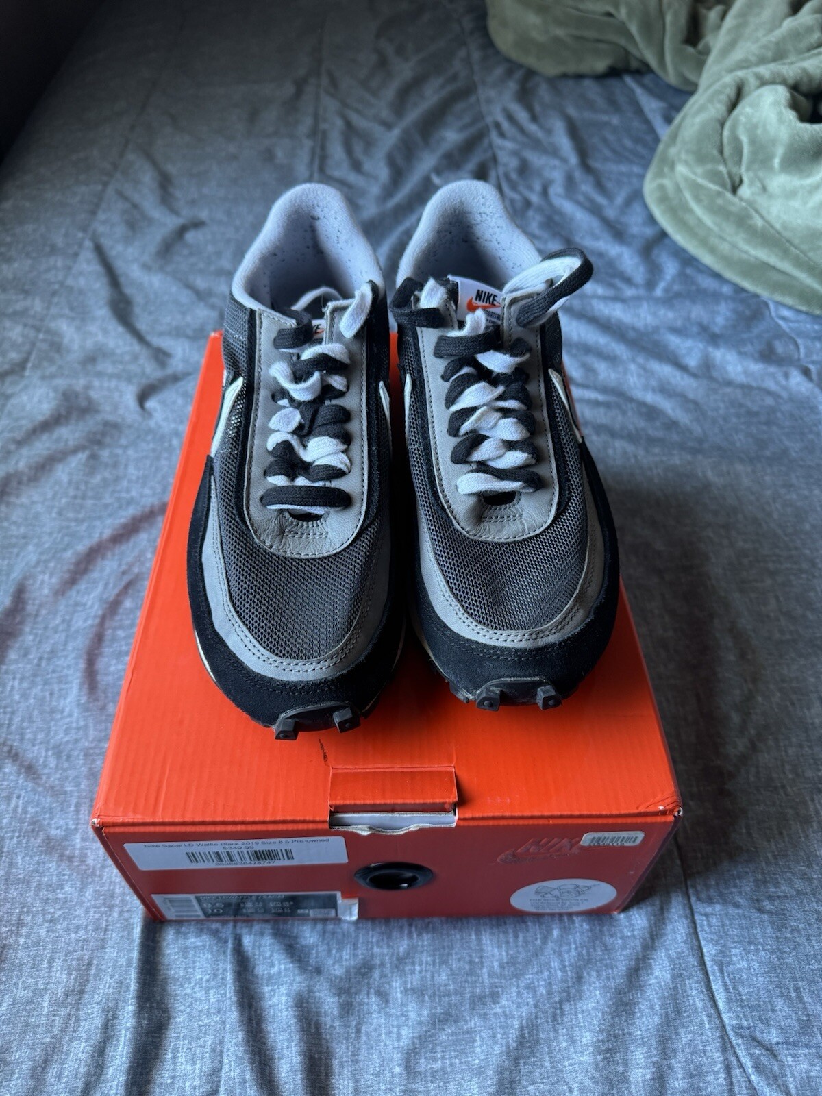 SACAI X NIKE Taglia 8 5 Nike sacai x LDWaffle Nero