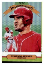 2019 Donruss Optic Lime Green #25 Eugenio Suarez Cincinnati Reds