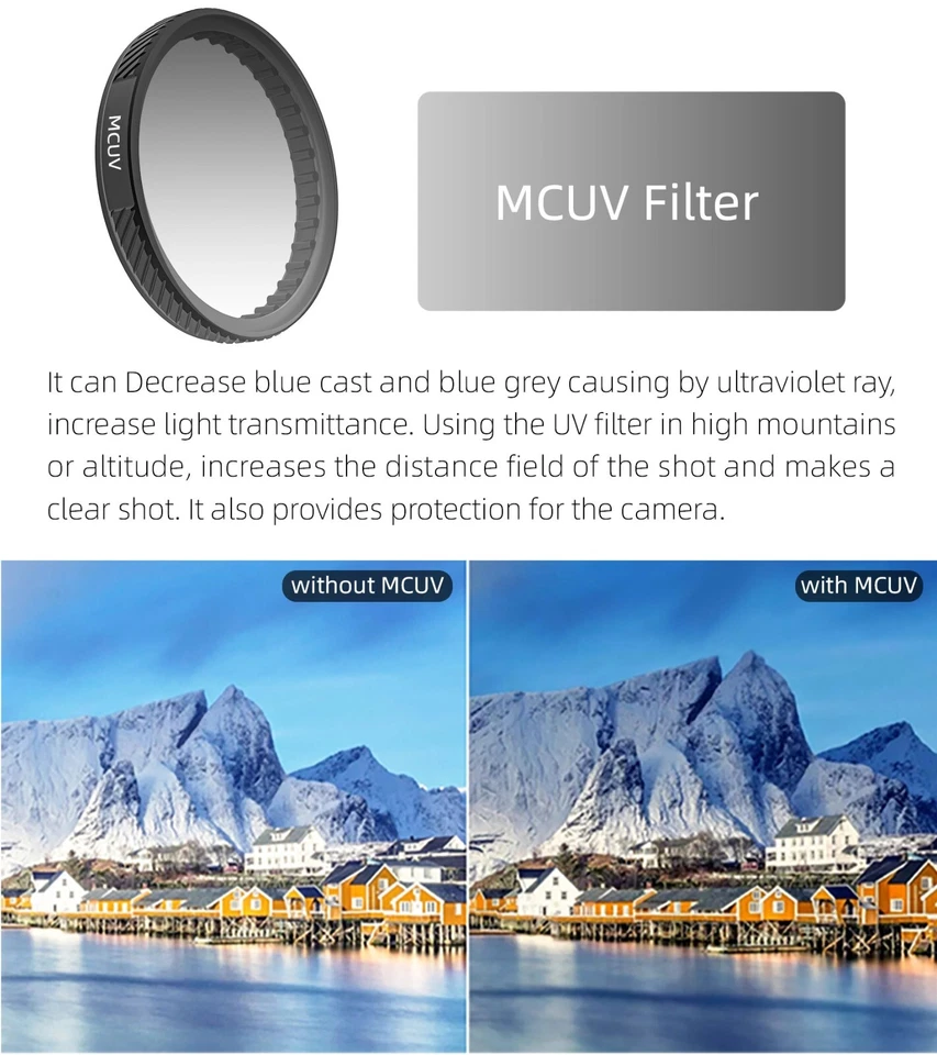 MCUV Filter Lens for DJI Osmo Action 5 Pro - Image 2 of 4