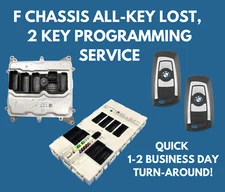 BMW F CHASSIS ALL KEY'S LOST PROGRAMMING SERVICE F30 F32 320I 328I 335I 435I 428