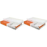 2X Mahle / Knecht Innenraumfilter Innenraumluft Pollenfilter LA 232