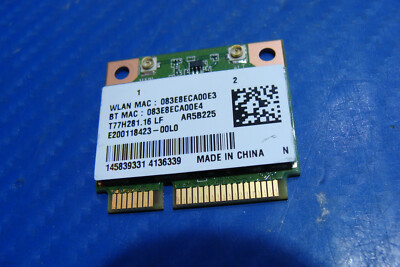 Sony VAIO SVE15126CXP 15.6'' Genuine Laptop WiFi Wireless Card AR5B225