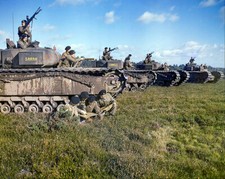 CHURCHILL TANK MANEUVERS IN THE UNITED KINGDOM 11x14 GLOSSY PHOTO PRINT