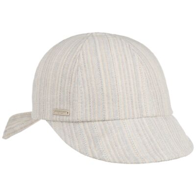 SEEBERGER Fine Stripes Damencap Baumwollcap Sommercap Sommermütze