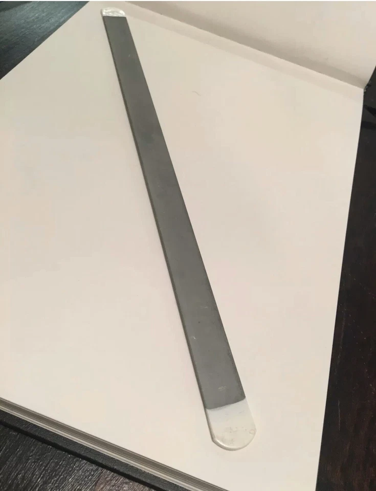 6 soportes de corsé deshuesado plano de acero súper resistentes -16 mm X11,5’ 30 cm extremo sumergido Foto 2 de 3