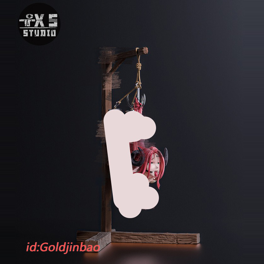 TXS Studio-Original old cow ガレージキットスタチュー TXS Studio 1/5 'COW' Girl Resin Model In Stock Collection