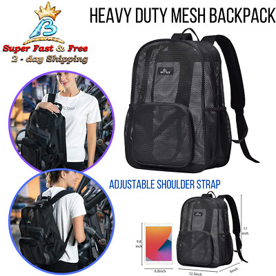 large mesh backpack