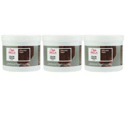 Wella Color Fresh Mask 3 x 500 ml Chocolate Touch Tönungsmaske Haartönung