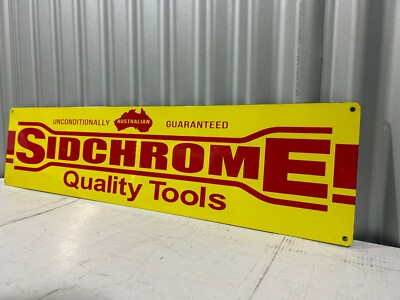 Man Using Sidchrome SIDCHROME TOOLS HEAVY DUTY SIGN 800 X 200 FREE POST SPANNER MAN | eBay