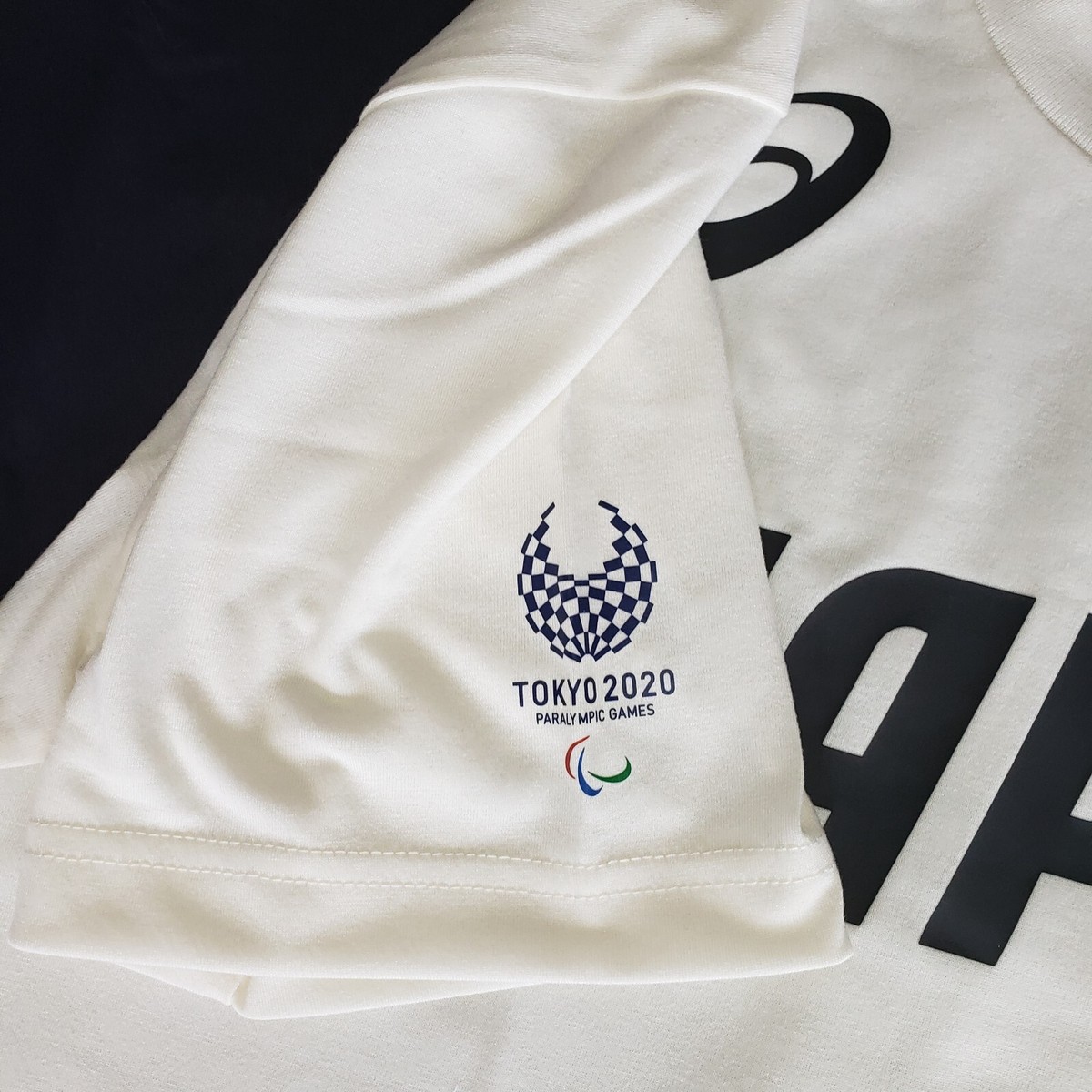 Tokyo 2020 Paralympic Team Japan T Shirt White Size L Asics