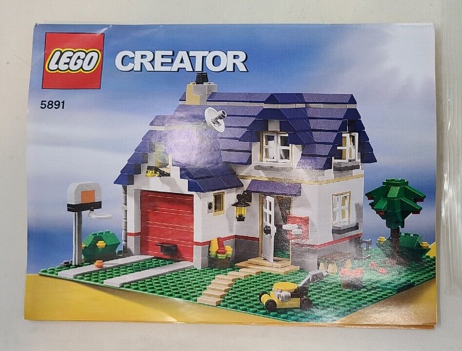 Apple Tree House Lego Creator 3 in 1  (5891) All 3 Manuals Included - NO BOX