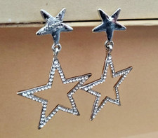 Star Earrings with Sparkling Star for Girls  Teens   Ideal for Parties  Fun