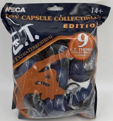 NECA 2022 TOY CAPSULE COLLECTION E.T. EXTRA-TERRESTRAIL EDITION BAG OF 9