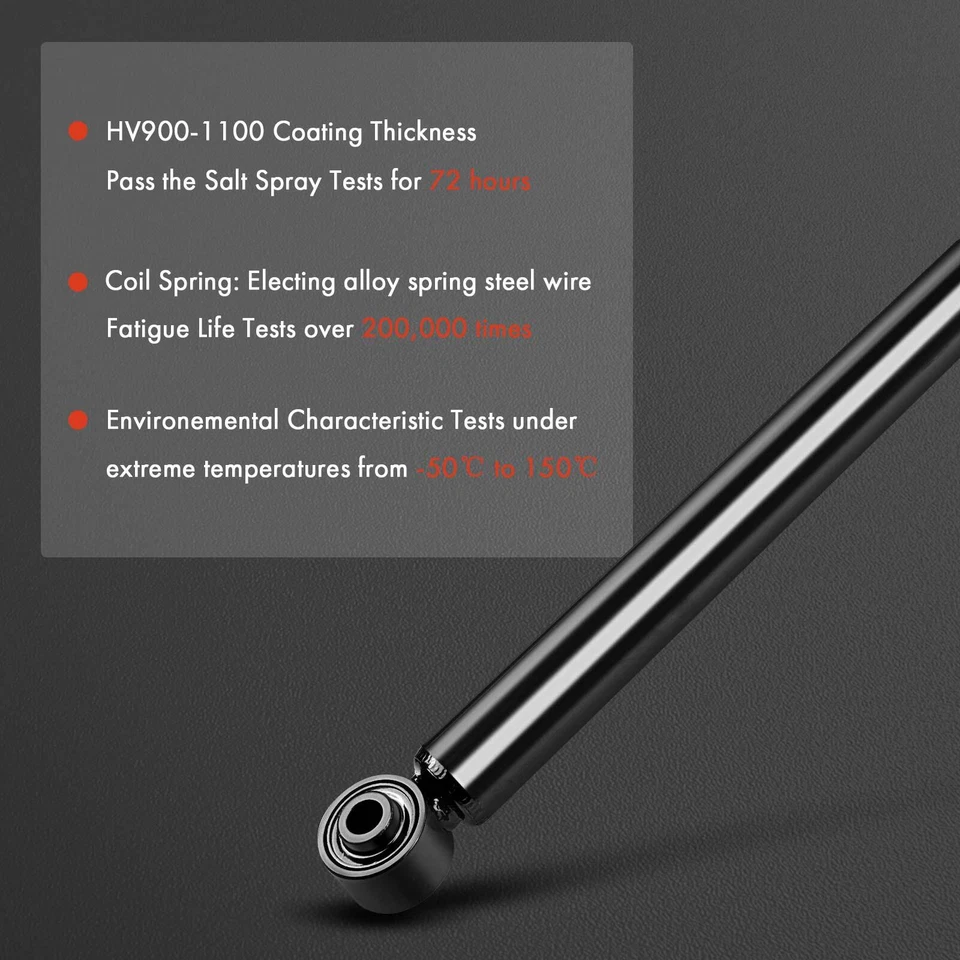 4x Conjunto completo de puntal y resorte helicoidal delantero y trasero para Saturn L300 LW300 3,0 L Foto 4 de 4