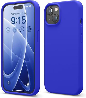 For iPhone 16 /15 /14/13 Shockproof Anti-Scratch Liquid Silicone Cover Case  