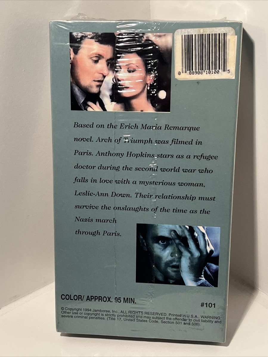 その他 Arch of Triumph [VHS] Arch of Triumph Movie NEW VHS Anthony Hopkins, Leslie-Anne Down | eBay