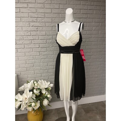 black and white empire waist dress Empire Waist Slip Dress – Wendy Nichol main image 0