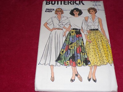   BUTTERICK #3828 - LADIES BELOW KNEE (2 STYLE) CIRCULAR SKIRT PATTERN 8-12 FF
