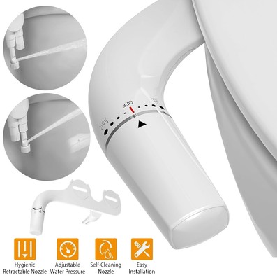 Dusch WC Aufsatz Bidet WC Popodusche Dusch Intimdusche Warm Toilette Bidet DHL