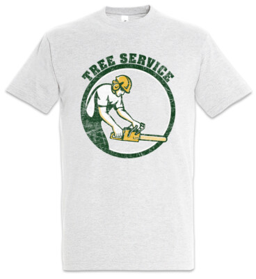 Tree Service V T-Shirt Lumberjack Woodcutter Woodsman Woodmann Cutter