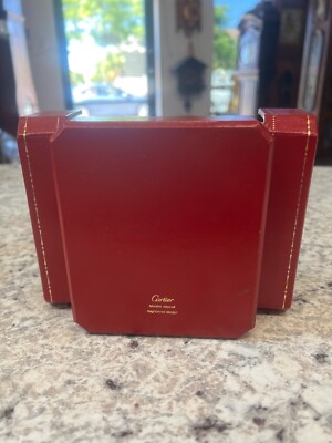 Vintage Les Must de CARTIER, Paris Travel Clock w/Original box. | eBay