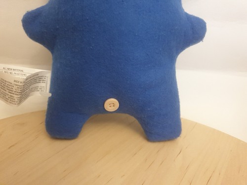 9" Fuggler Funny Ugly Monster - SIR HORNS ALOT - Blue Soft Plush Toy Pink Mouth - Picture 8 of 12
