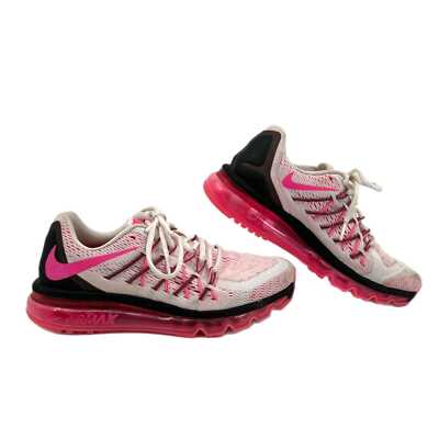 Nike Pink Air Max Lace Up Women's Sneakers Size - Main Image