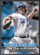 2022 Clayton Kershaw Topps Baseball Welcome To The Show Dodgers WTTS-22