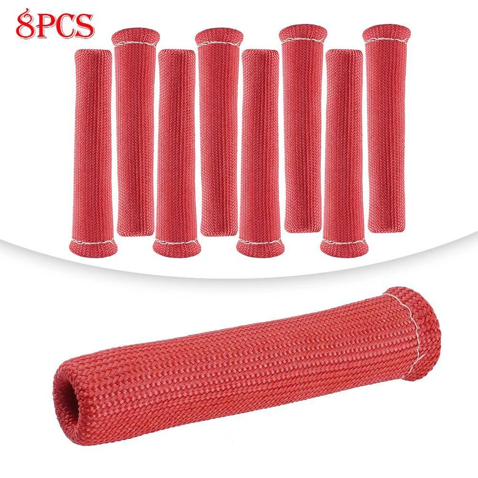 Bujía roja 2500° cable arranque protector térmico funda SBC BBC 454 350 Foto 2 de 4