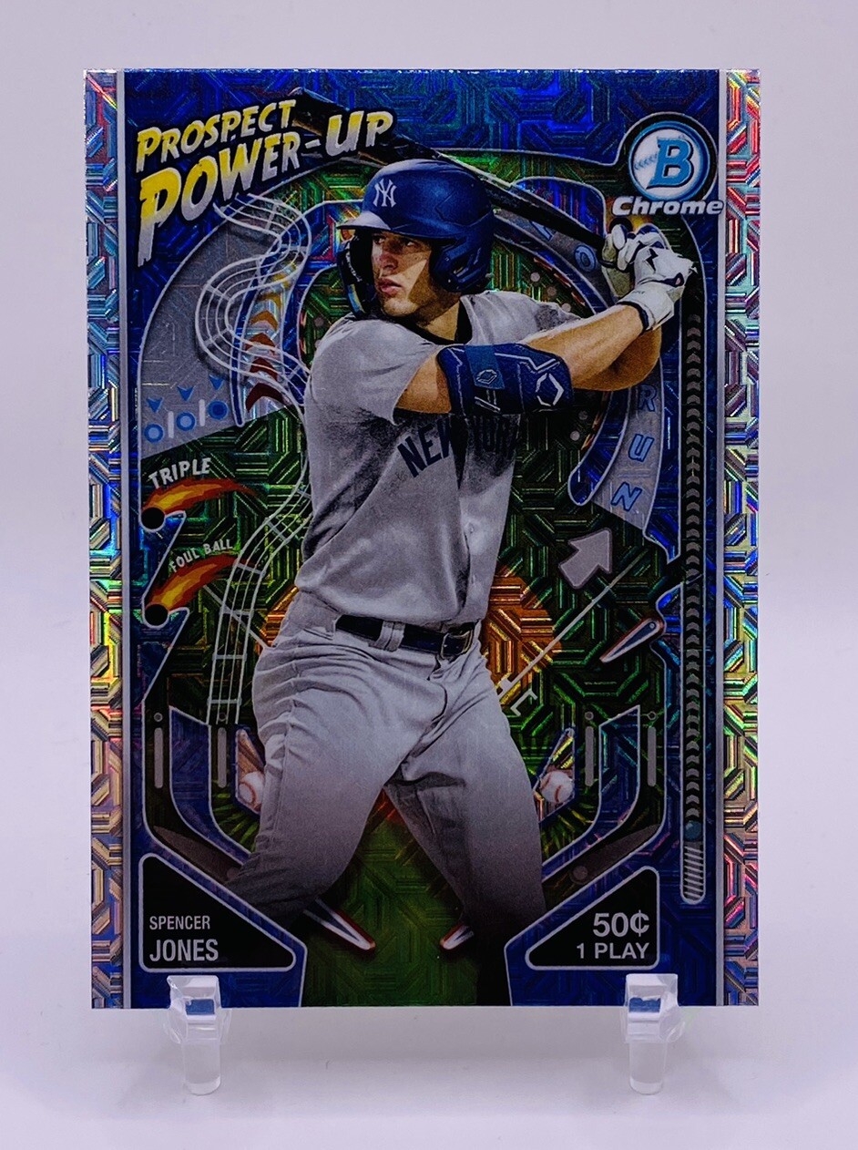 2024 Bowman Chrome Prospect Power Up Spencer Jones New York Yankees #PP-9