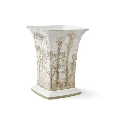 Spode Kit Kemp Tall Trees 8'' Vase | Enchanted Forest Design | Porcelain
