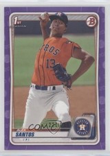 2020 Bowman Draft Purple Border 222/250 Alex Santos #BD-139 uk2